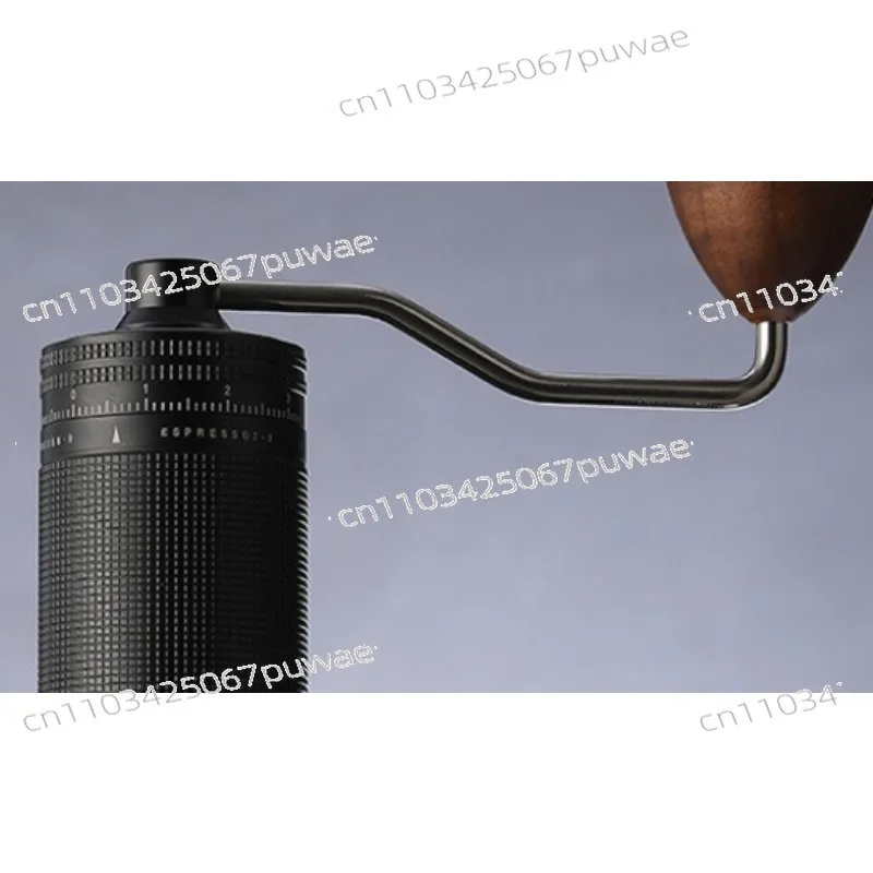 Manual Coffee Grinder Stainless Steel Conical Burr Portable Hand Crank Coffee Mill for Espresso Bean Grinding