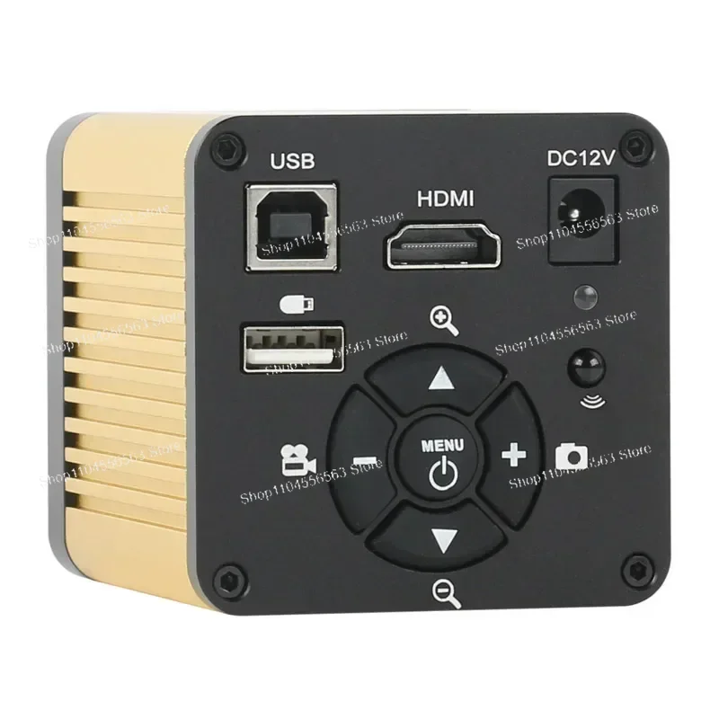 40MP UHD Industrial Digital Microscope Camera, 4K 2K 1080P HDMI USB for Industrial Testing & Teaching Experiments