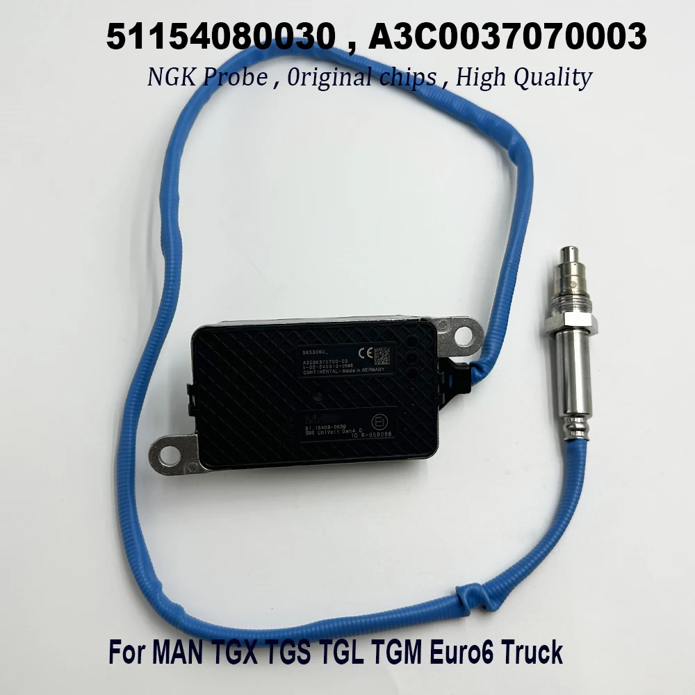 

51154080030 Nitrogen Oxygen Sensor A3C0037070003 For NGK Probe 24V High Quality Chip For M-AN TGX TGS TGL TGM Euro6 Truck