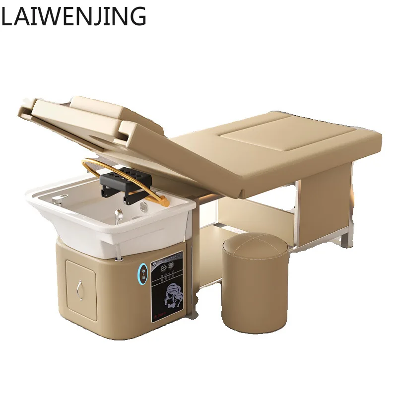 MJY ceramic basin head treatment bed water circulation fumigation hairdressing special foot treatment shampoo lift
