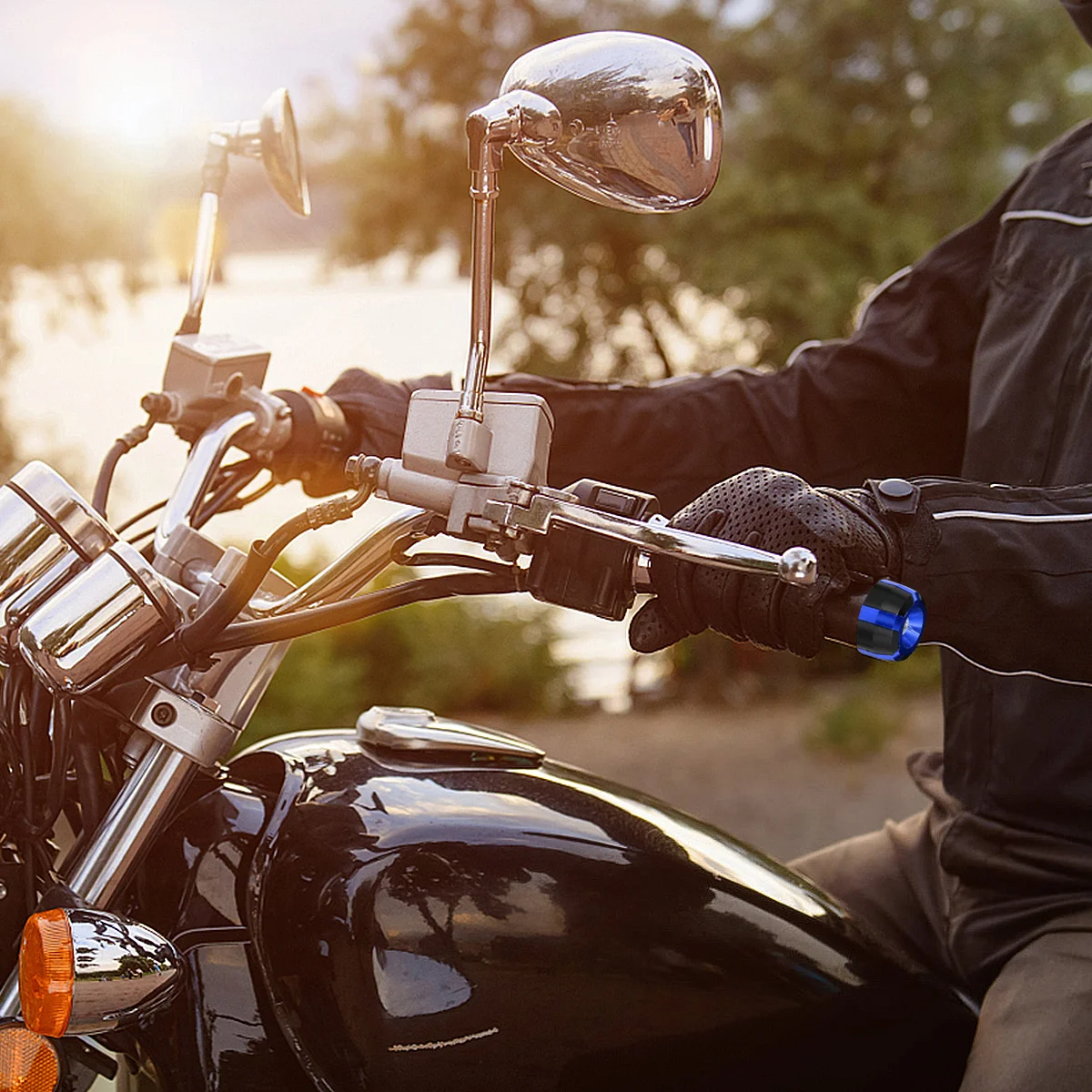 Алюминиевый защитный заглушка для руля мотоцикла