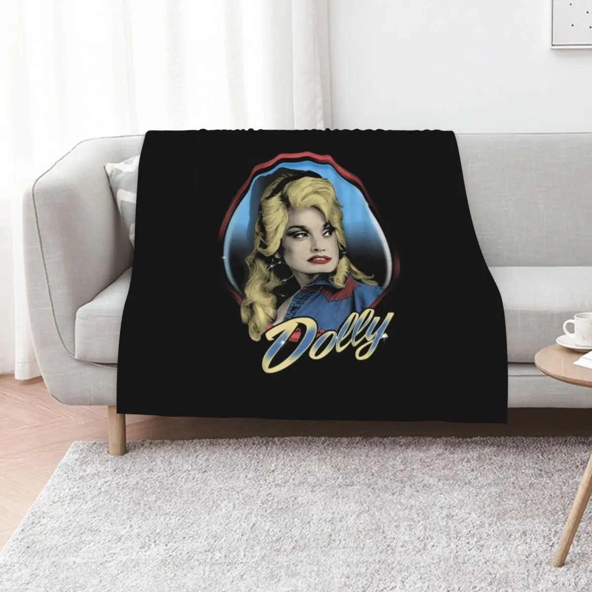 

Dolly Parton Throw Blanket Beach for winter anime Decoratives Blankets