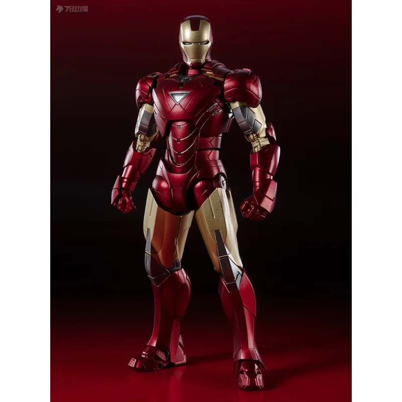 반다이 정품 S.H. Figuarts 시리즈 이동식 장난감 Iron Man Mk6 THE INFINITY SAGA 완제품 이동식 모델 수집품