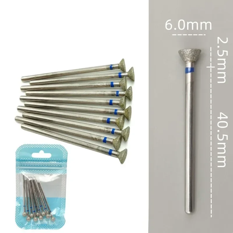 10 teile/satz Diamant Nagel Bohrer Rotery Elektrische Fräser für Pediküre Maniküre Dateien Häutchen Grat Nagel Werkzeuge Zubehör