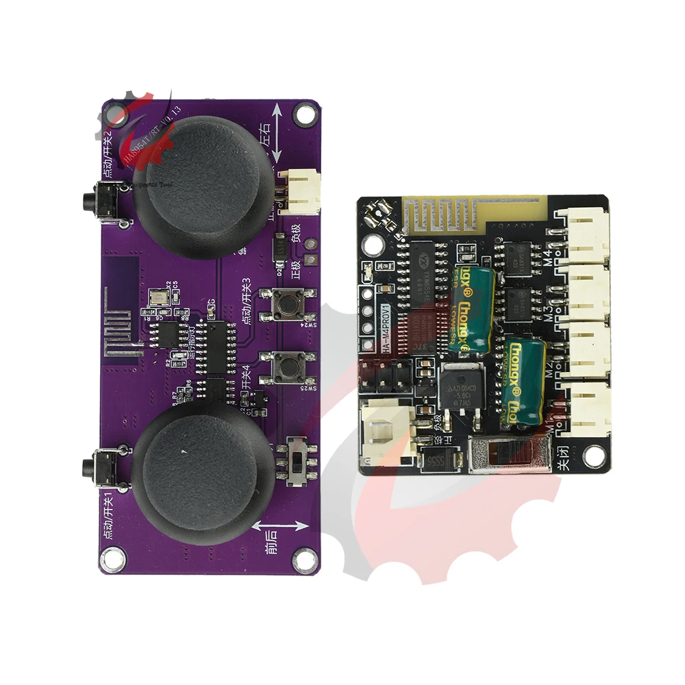 2.4G RC Controller Kit 8CH DIY Remote Control Module for Car Boat with Dual Joysticks Accurate Speed Adjustment