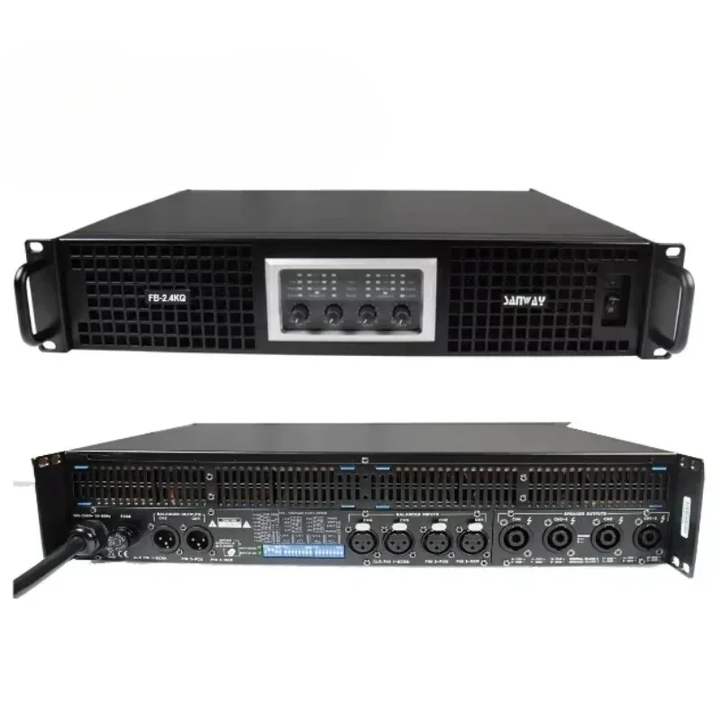 

FB-2.4KQ 4 Channel 2400W Class TD Power Amplifier For Studio