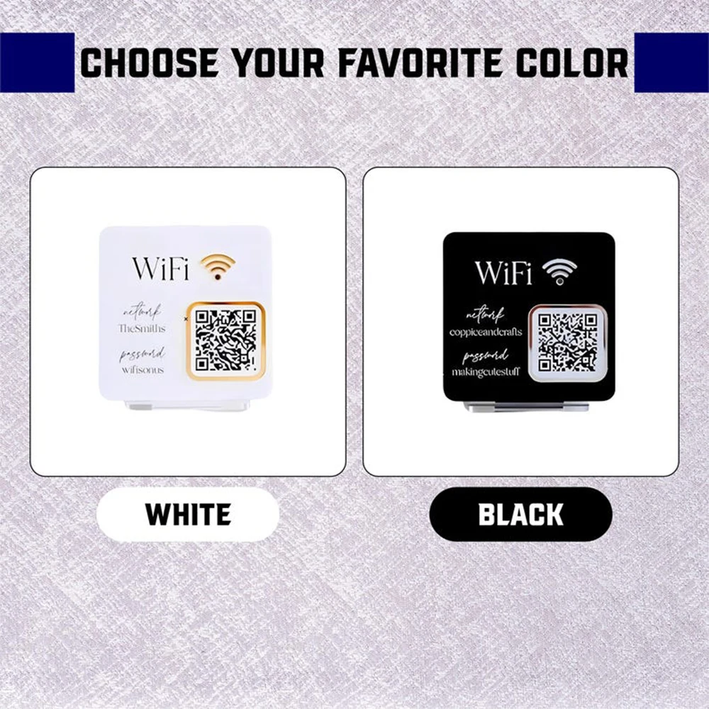 عرض عملي لسطح الطاولة من الأكريليك لرمز الاستجابة السريعة واي فاي للدفع المسح الضوئي، طراز حديث وبسيط، متين وضوح عالي لمتجر المتجر