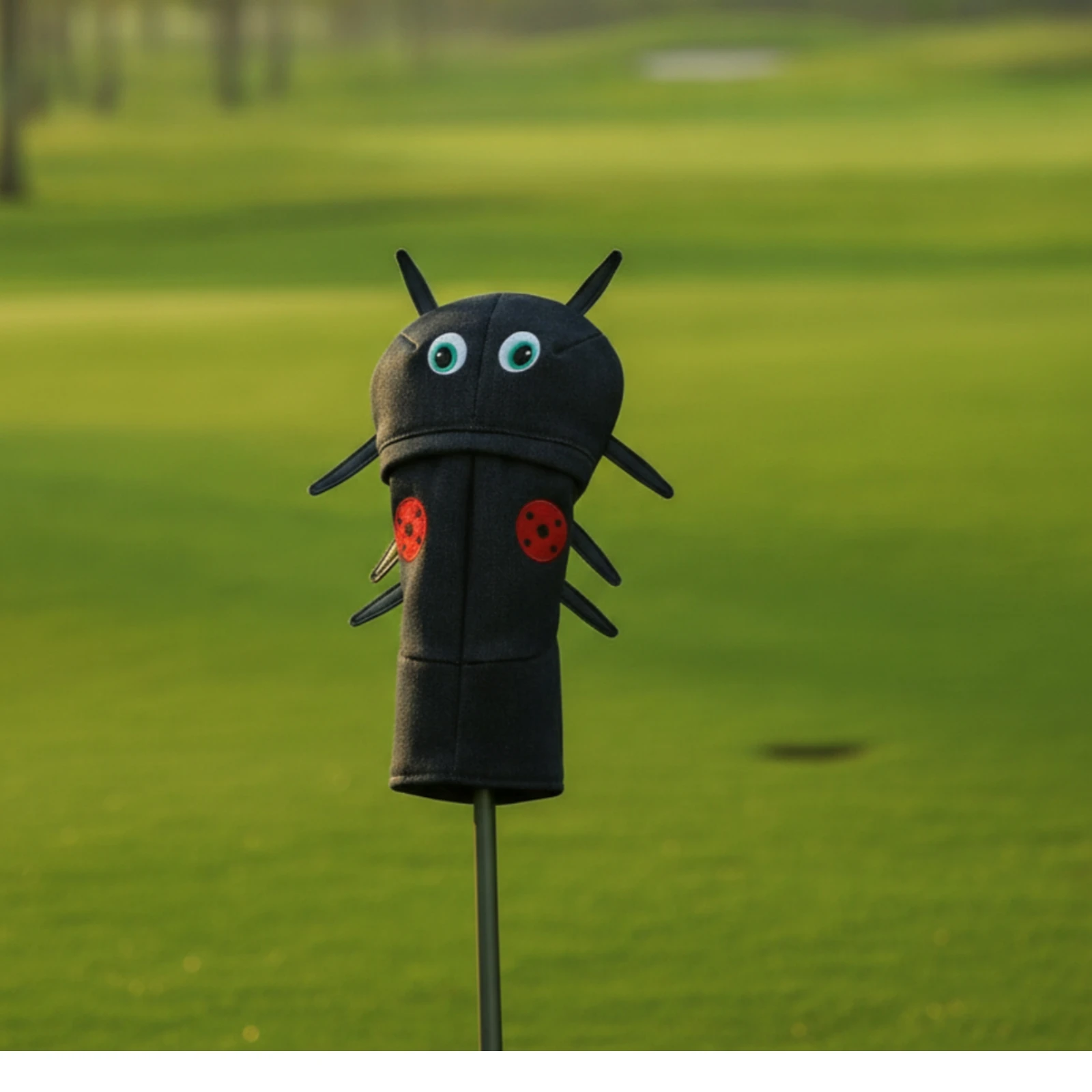 Cartoon Driver Headcover Structured Ladybug Headcover Golf Club Head Cover Funny Driver Head Cover Secure for Golfers, Travel