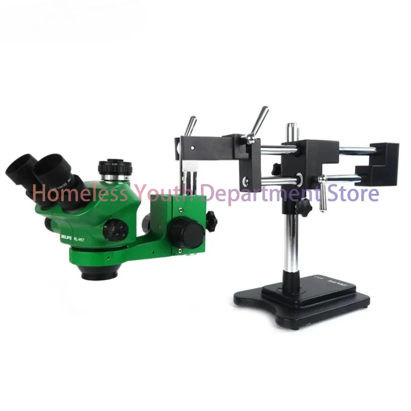 High Quality RELIFE RL-M5T-STL2 7X-45X 360°mult-angle Rotation Adjustment Stereo Trinocular Microscope for Mobile Phone Repair