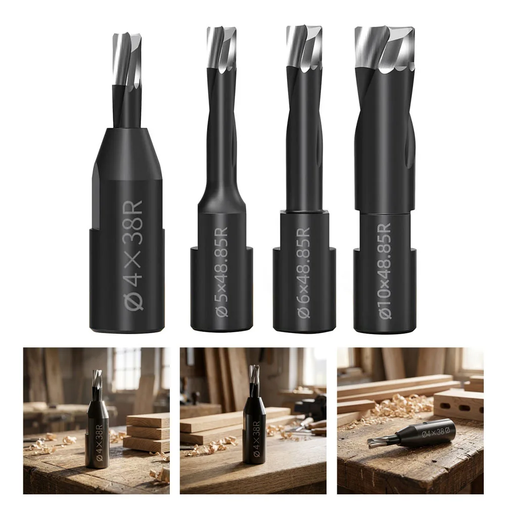 Professional Solid Carbide Mortise Bit For DF500 Joiner Machine 10mm Mortise Tenon Cutter Woodworking Tool