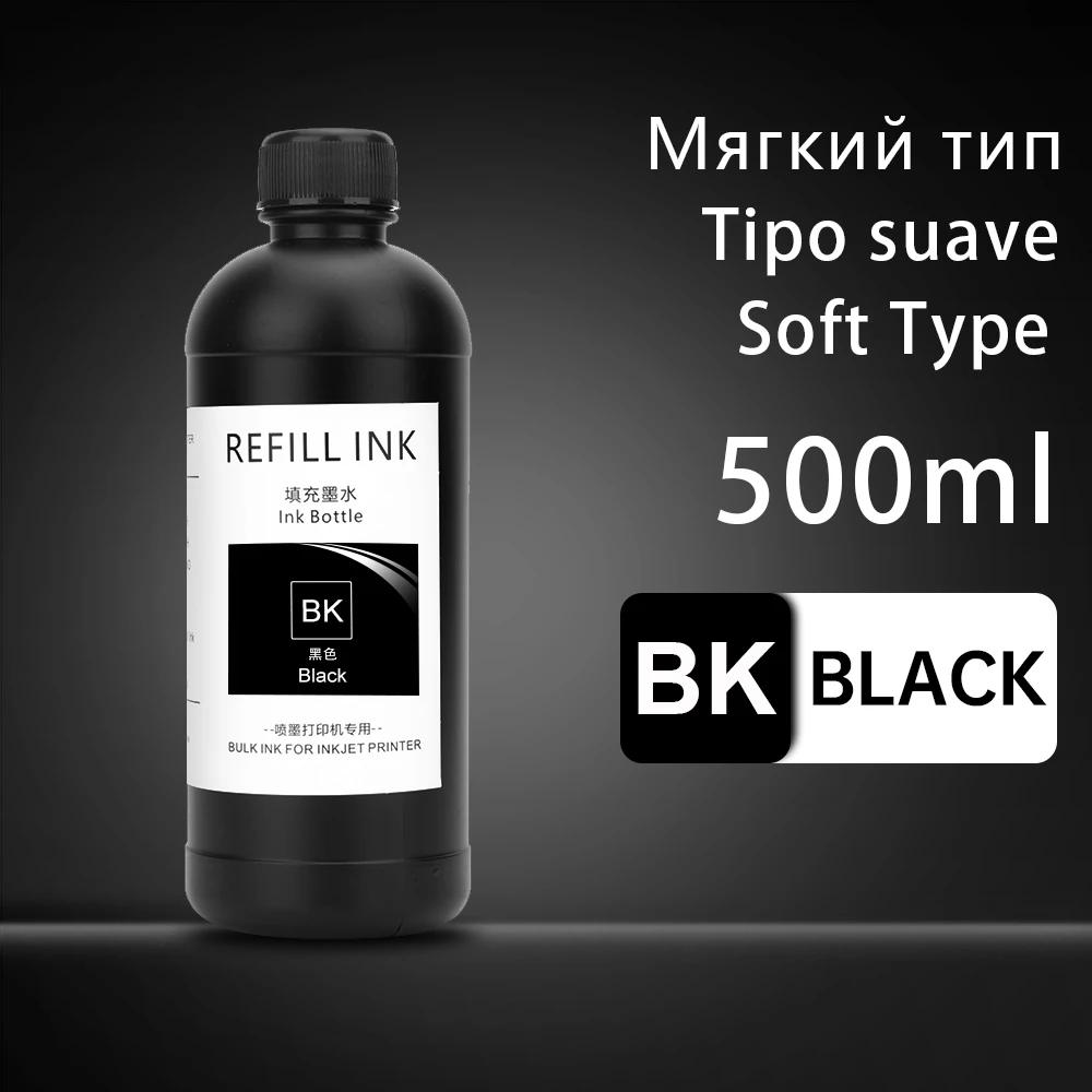 OCBESTJET 500 ml hochwertige UV-Tinte für Epson TX800 XP600 DX5 DX6 DX7 i3200 i1600 5113 4720 1390 1400 1410 L800 L805 L1800 harte und weiche Tinte 6