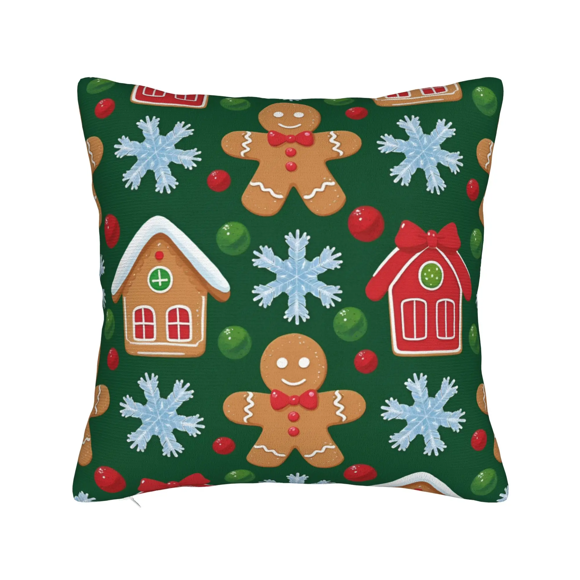 Christmas xmas Santa Claus Pillowcases Accessories Printed Cushion Cover  Pillow Covers Chair Decorations Square Multi Size