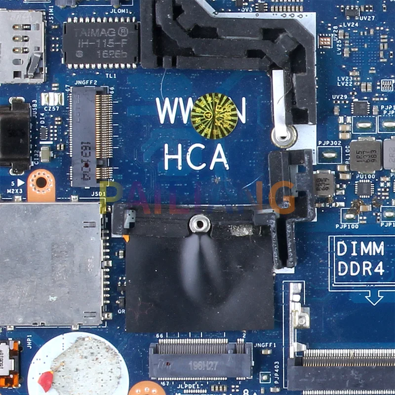 Imagem -04 - Placa-mãe Portátil para Dell Latitude E7270 Notebook Mainboard Completo Testado La-c451p I36100u I5-6300u I7-6600u 0ykj5k 0h7y7k