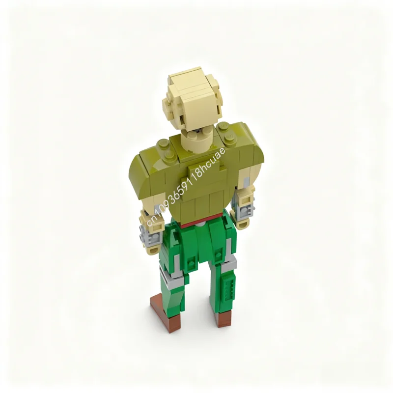 Blocs de construction de modèle de personnage défaut MOC OSRS, 190 pièces, Architecture d'anniversaire, jouets pour enfants, idée cadeaux de noël