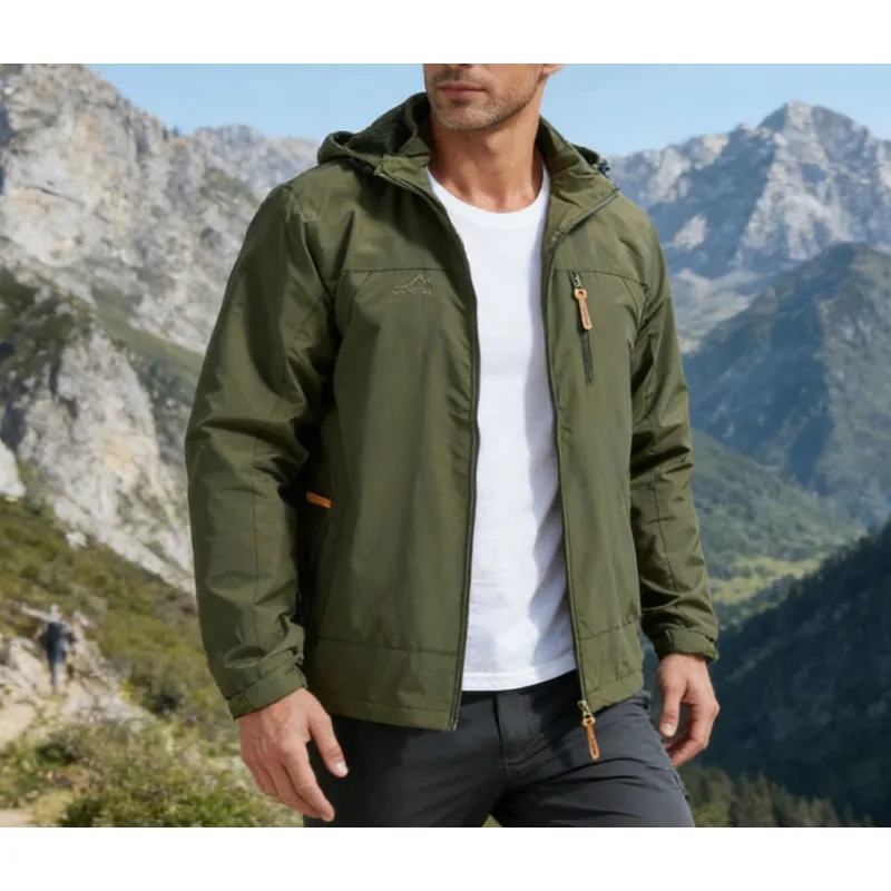 

Men's Sports Jacket Fashionable Waterproof Breathable Casual Outdoor Hiking Camping Cycling Home Work Men's Warm Jacket