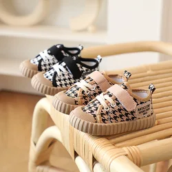 Solid Soft Bottom Casual Canvas Shoes Boys and Girls Spring and Autumn Single Shoes Children's  Breathable Toddler Shoes