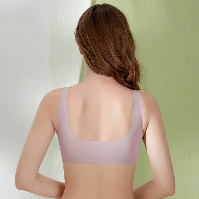 Plus Size Bra M-XXXL Women's Sexy Solid Lace Bras 3/4 Cup Breathable Four Rows Buckle Ladies Push Up Underwear Summer New