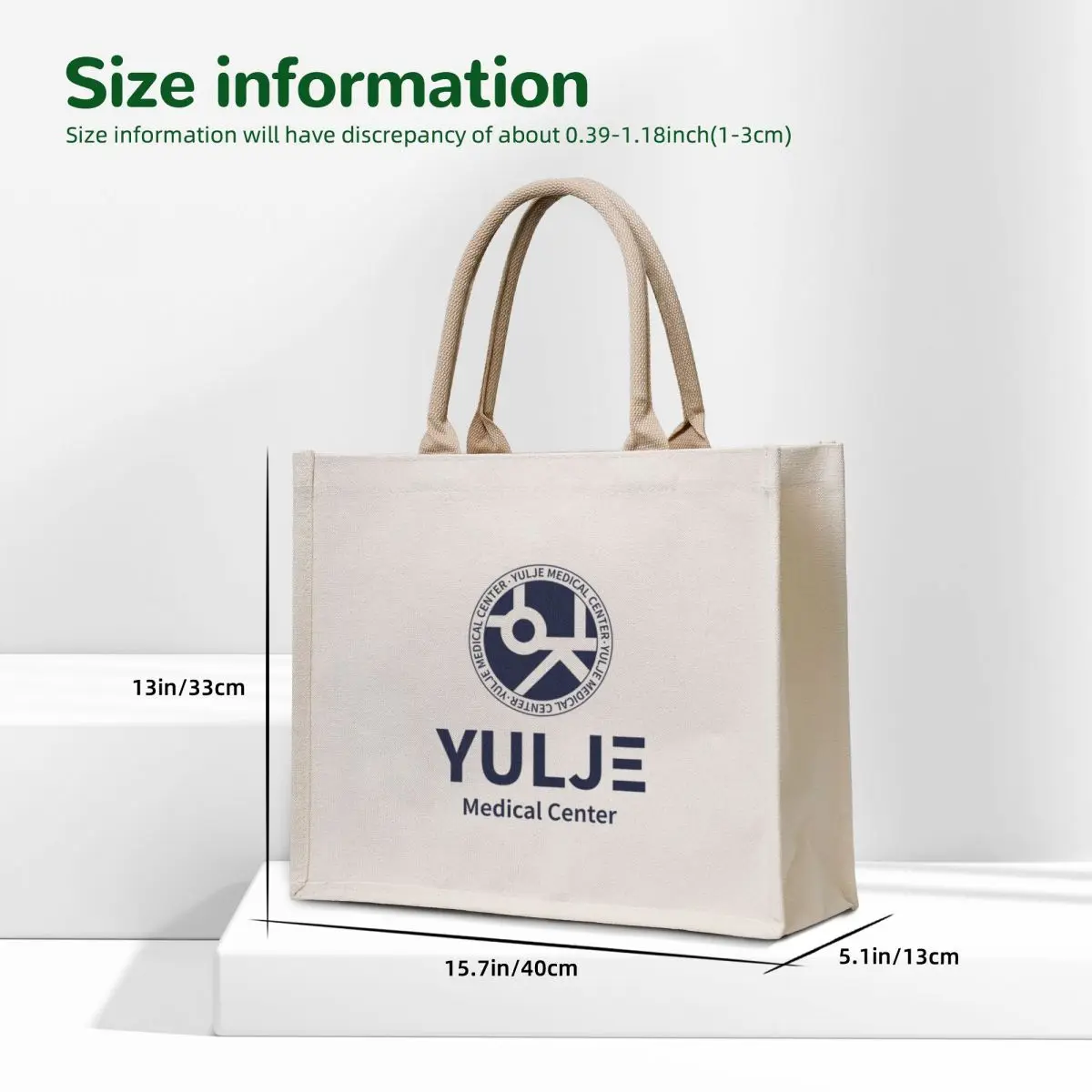 Yulje Medical Center Tote Bag Customizable tote bag Lady bags university shopper bag
