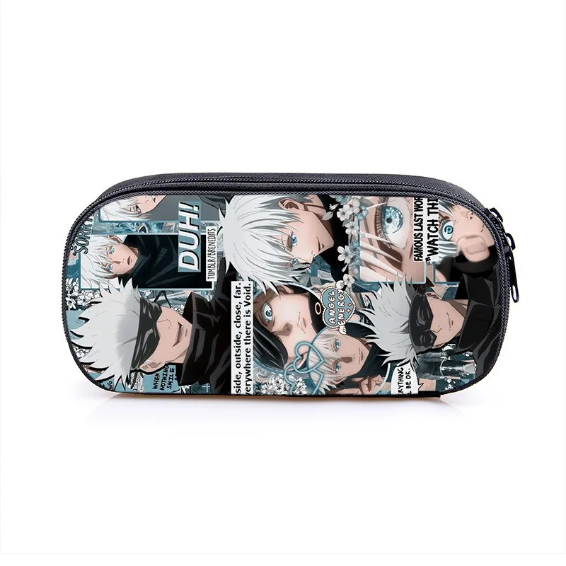 

Hot Anime Jujutsu Kaisen Series Pencil Case Cartoon Character Creativity HD Printing Single Layer Stationery Pouch