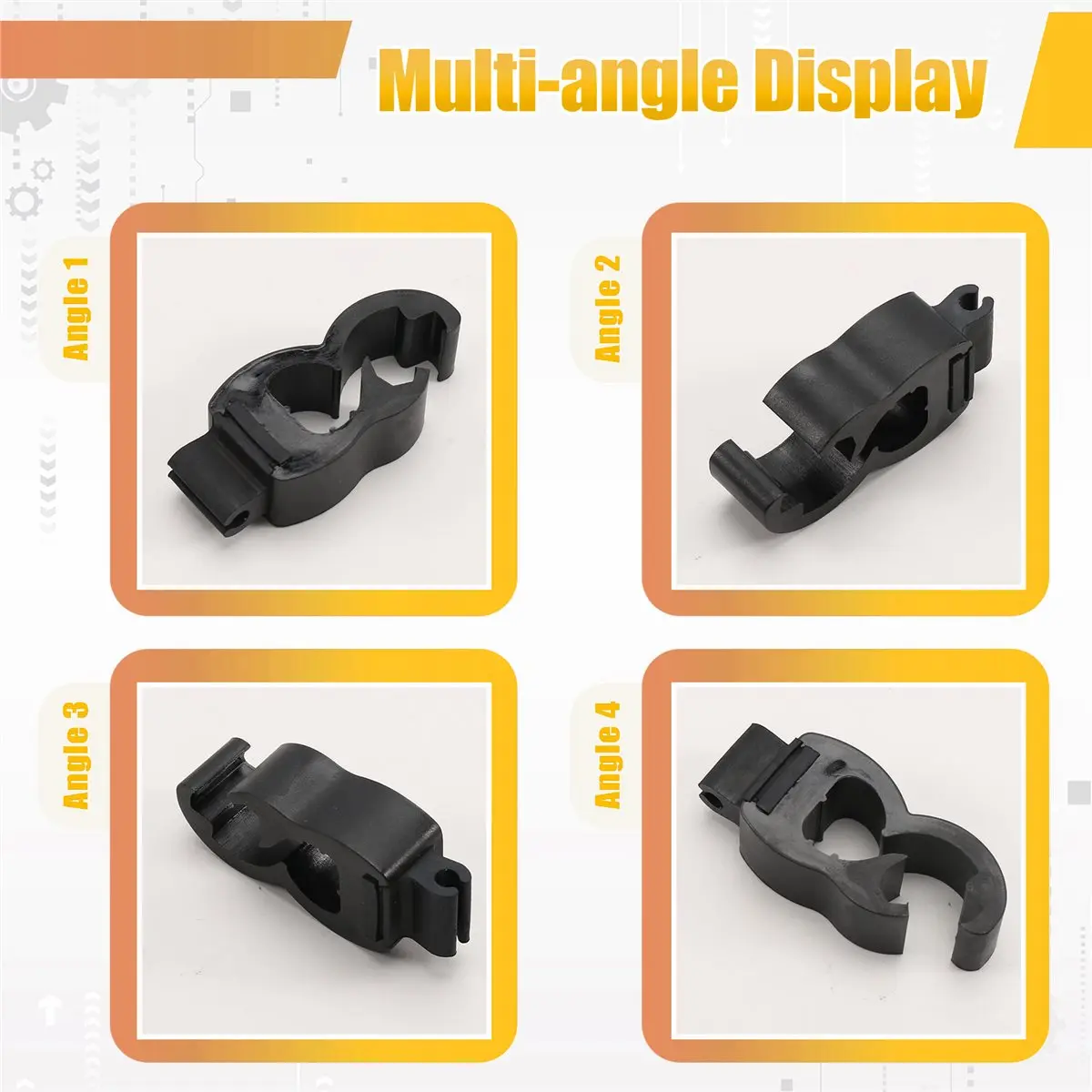 Sportsmm Mikrofon-Trommelclip Instrumenten-Montageclip Mikrofonklemmen Mic-Instrumenten-Mikrofon-Trommelclip