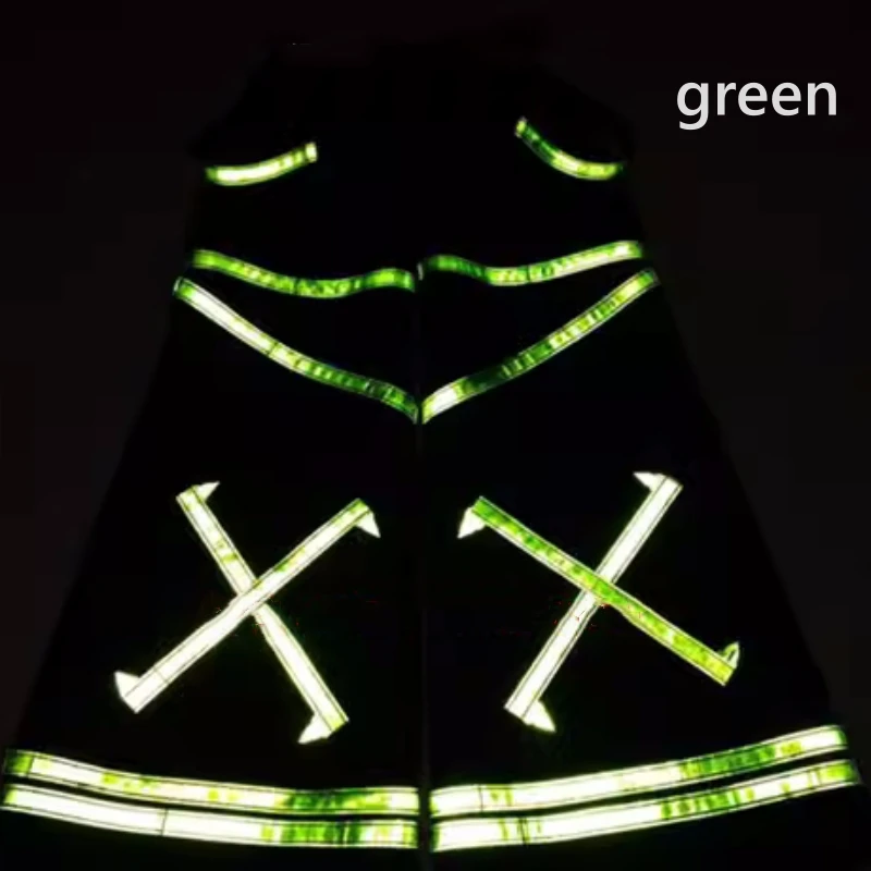 

Брюки для танцев Ghost Step Dance Pants, светоотражающие, светящиеся в темноте, расклешенные, уличные, крутые, 2025