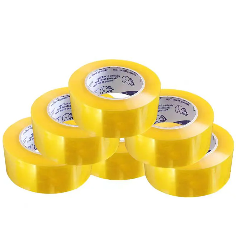 5 rolls of clear packaging tape, heavy duty packaging tape for shipping packaging mobile sealing, 45 yards per roll