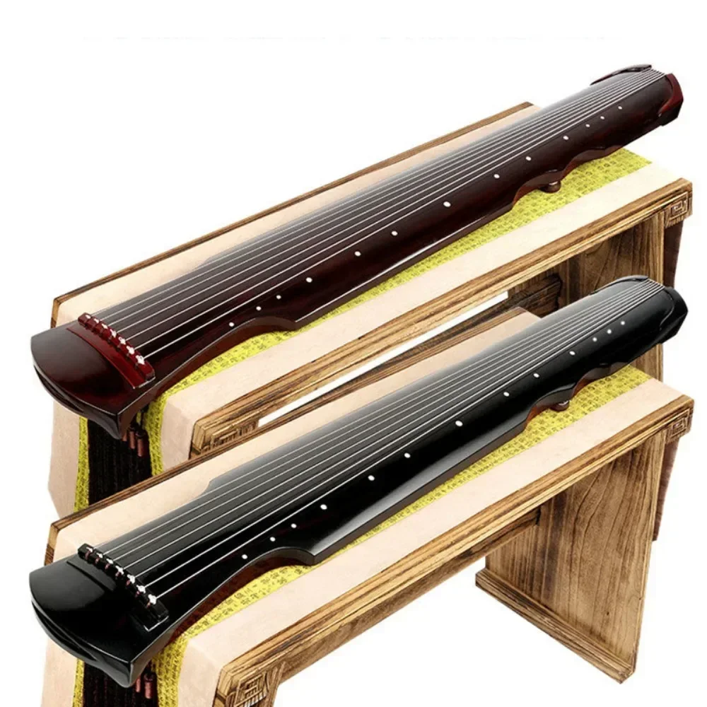 7 String Handmade Guqin Chinese Zither Beginner Stringed Instrument with Accessories view 2