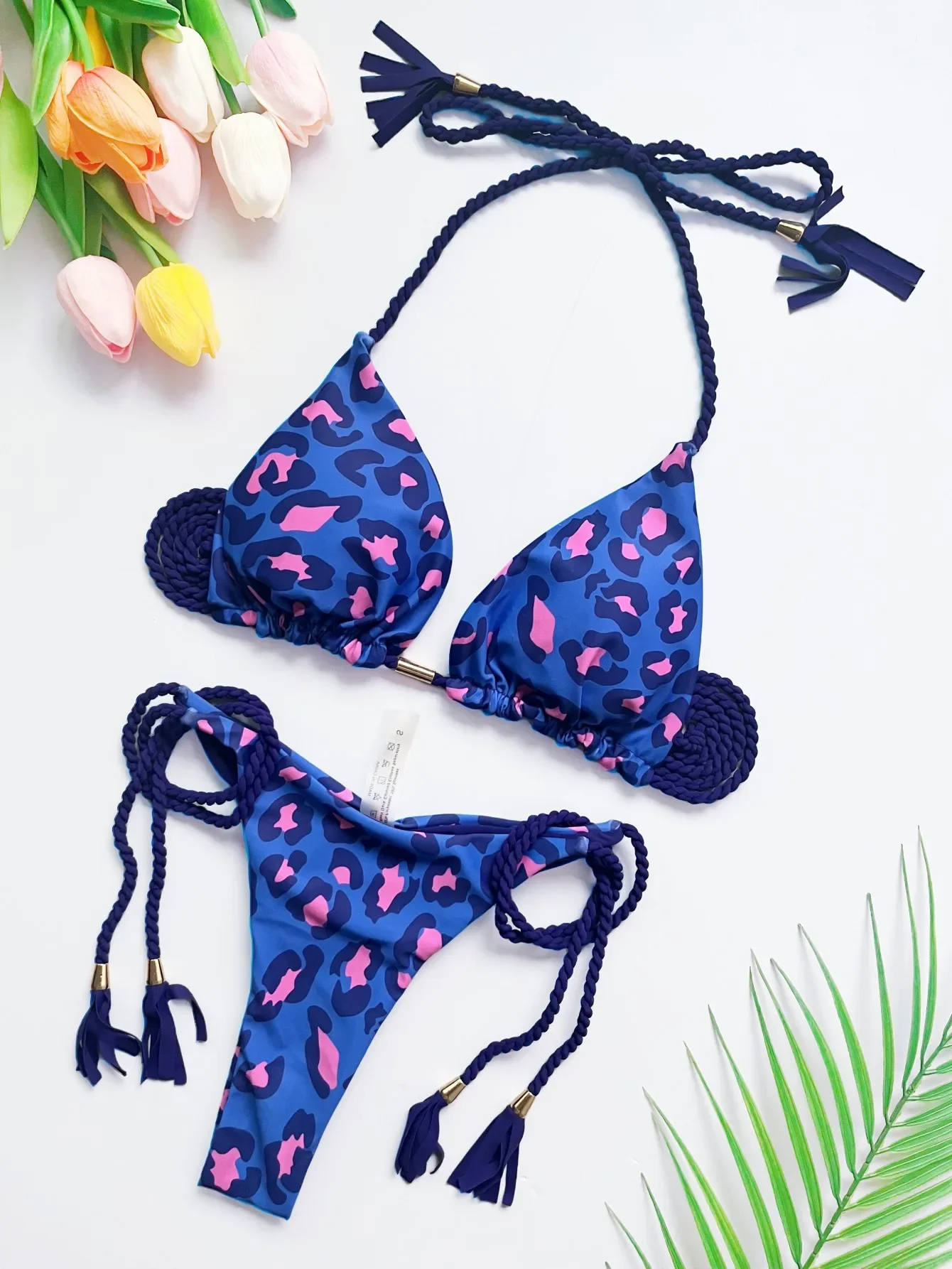 

Сексуальный комплект бикини с леопардовым принтом, купальник, женский купальник для женщин, бикини, пляжная одежда из двух предметов, новый купальный костюм