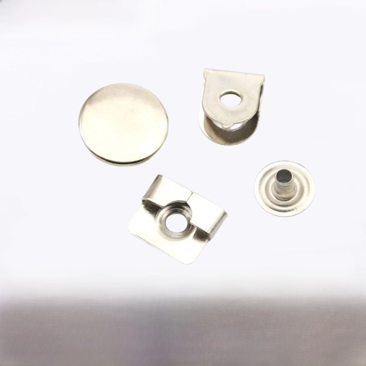 Invisible Metal Button Western Pants Hooks Male Female Four-fold Hidden Dark Hooks Waist-cinching Accessories Buckles