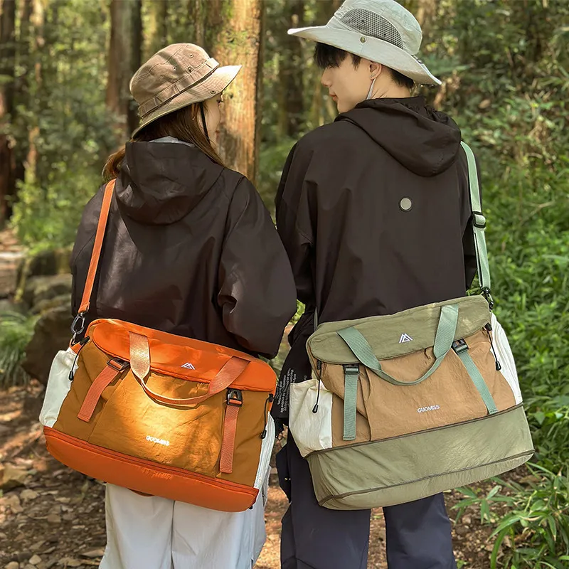 large-capacity-short-trip-travel-bag-women's-expandable-lightweight-business-trip-luggage-bag-crossbody-handbag-fitness-bag