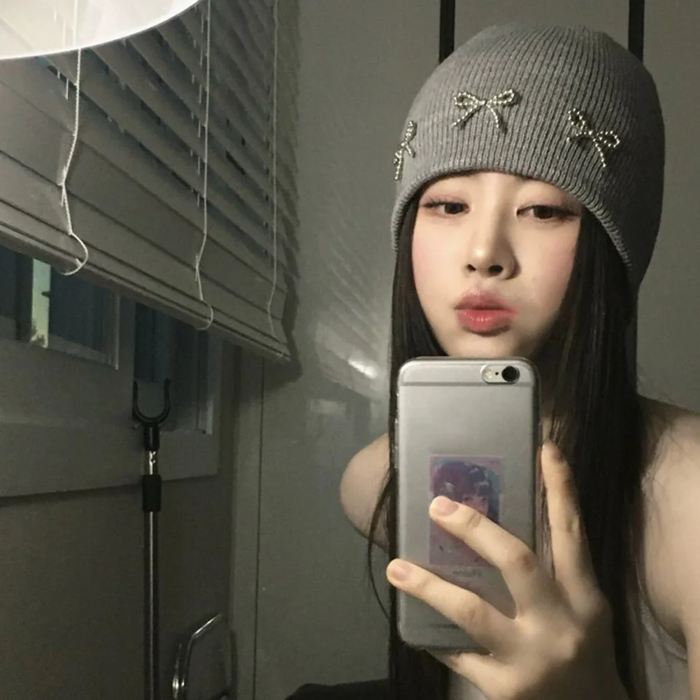 Autumn Women Knit Hat Windproof Warming Outdoors Beanie Gift For Birthday Christmas image 3