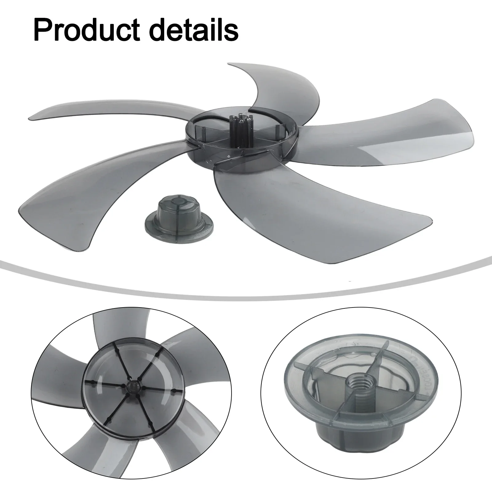 Fan Accessories Fan Leaves Fan Blade 18inch 1pc Five Leaves Plastic With Nut Cover Brand New High Quality Practical