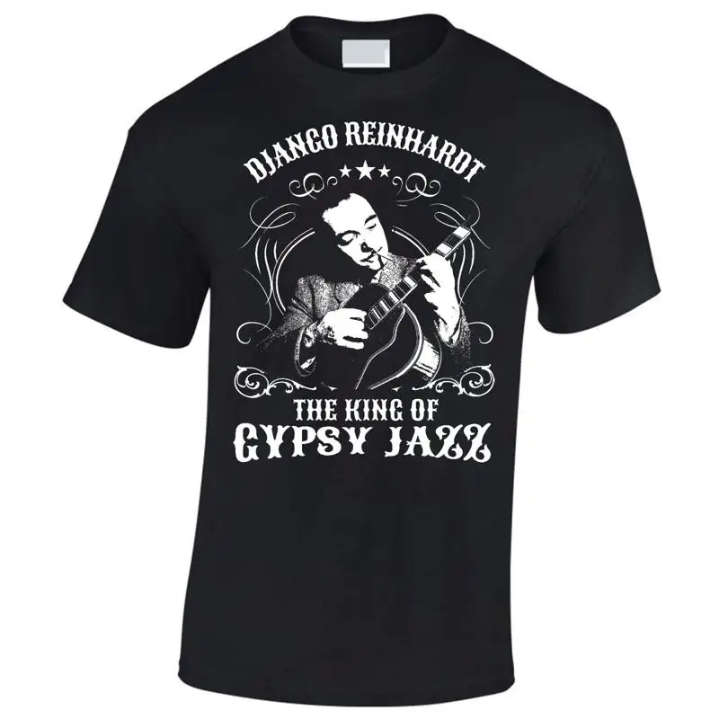 Django Reinhardt Inspired T Shirt Jazz Gypsy Guitar Legend King