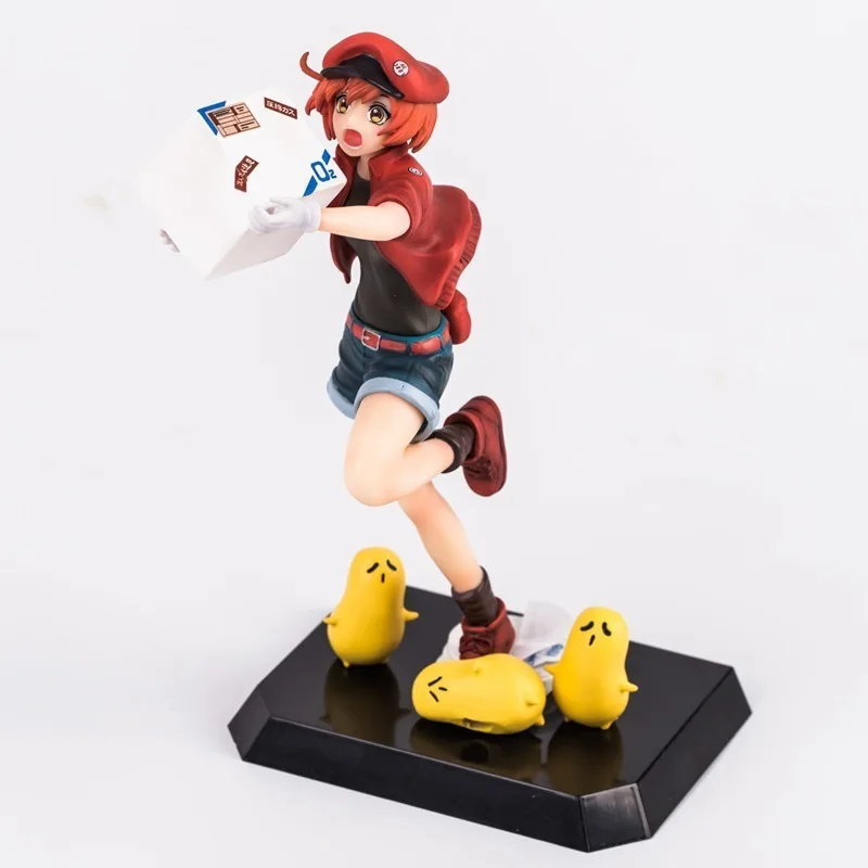 Classic Comic Anime Statue Shimizu Akane Working Cells At Work Red Blood Cell Erythrocyte 18cm Figure Model Toys Birthday Gift