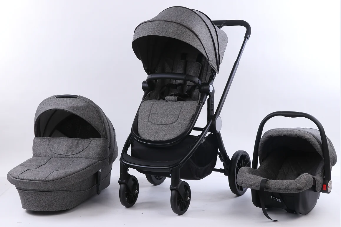 Light Weight Luxury Travel Baby Pram Stroller Car Seat 3 in 1