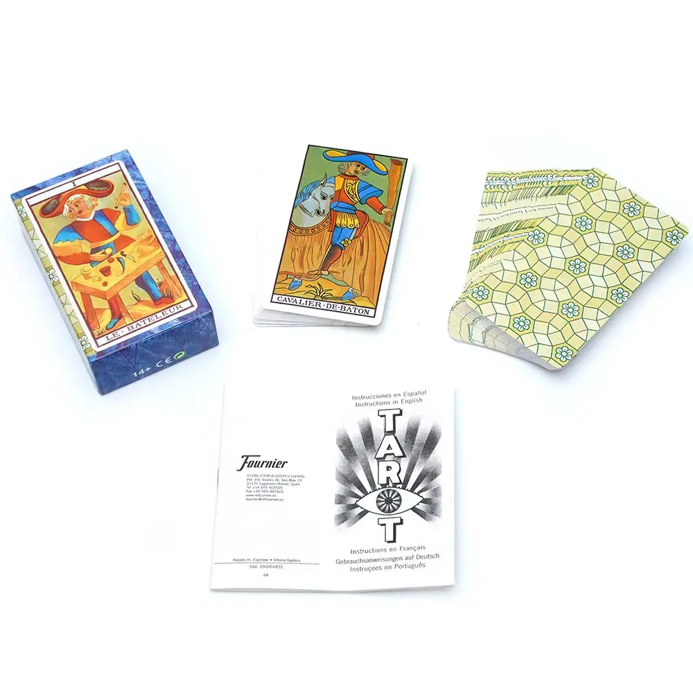 Español Le Bataleur Spanish Tarot Oracle Cards Divination et la Guidance Spirituelle Family Party Game Tarot Deck Board Game