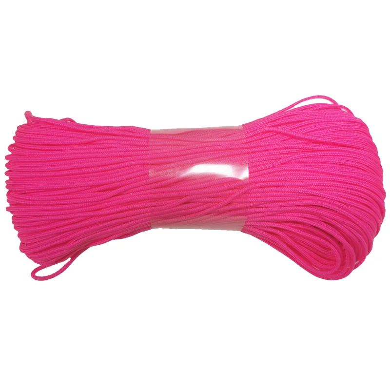 Cordelette rose pour camping et bricolage