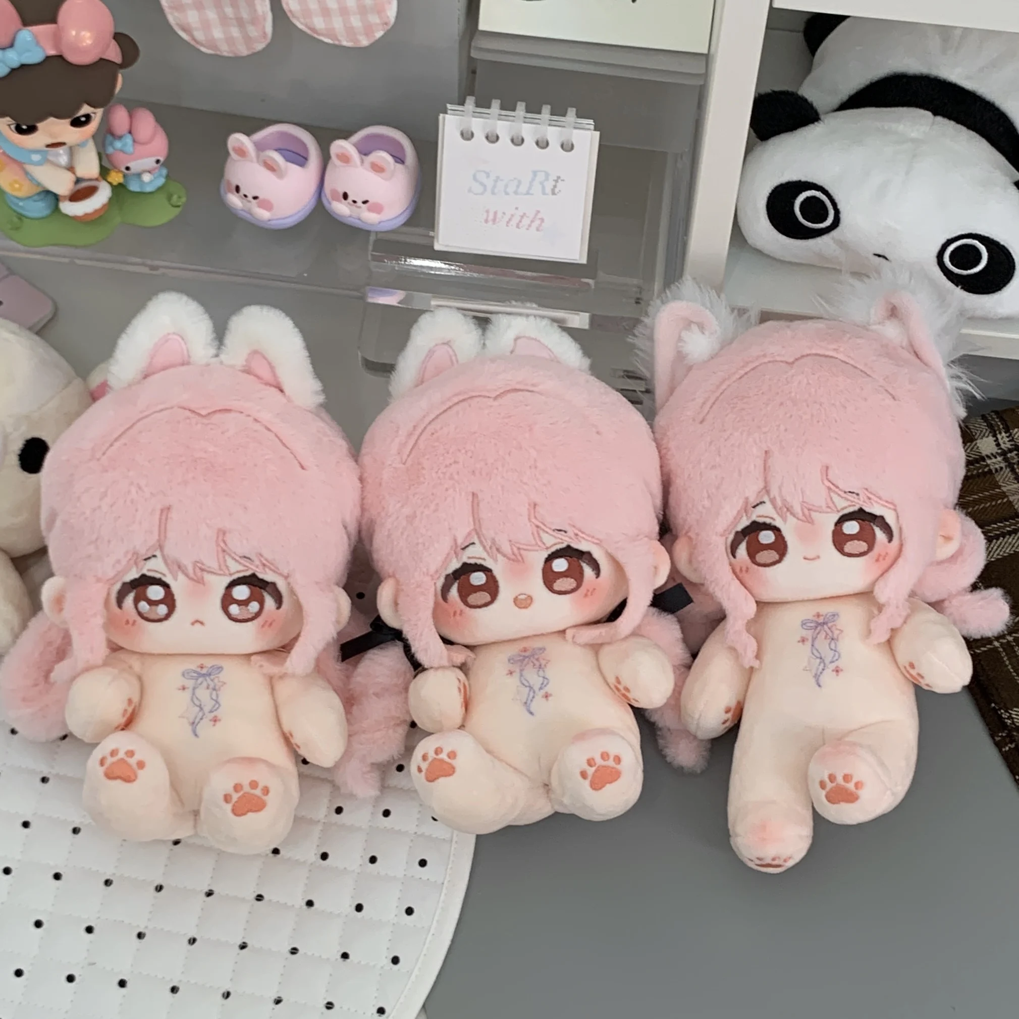 ساطع نيكي الكرتون الشكل المعبود 20 سنتيمتر الجسم فستان وسادة هدية أنيمي تأثيري الكرتون الشكل المعبود لعبة هدية عيد الميلاد عيد الميلاد #3