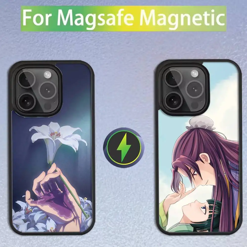 

A-Apothecary D-Diaries MaoMao Phone Case For iPhone 16,15,14,13,12,11,Pro,Max,Plus,Mini,SE Magsafe Magnetic Wireless Charging