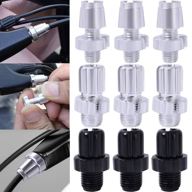 1/4pcs Bicycle Brake Lever Adjusting Screws Bike Shifter Cable Adjuster Bolts M7/M10 Aluminum Alloy Adjusting Bicycle Accessory