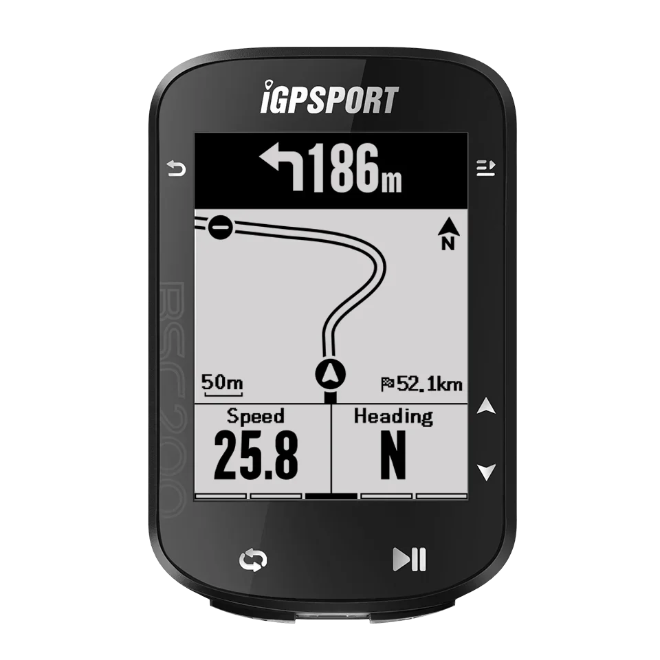 

IGPSPORT BSC200 GPS Bicycle Computer Cycling Odometer Wireless Speedometer Route Navigation ANT + Bluetooth5.0 Accessories