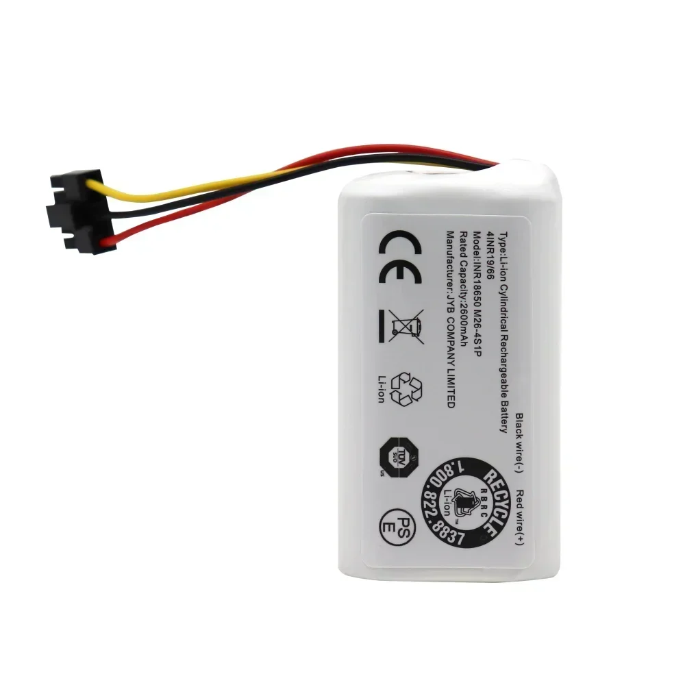 14.4V/14.8V 3500mAh Rechargeable Li-ion Battery Pack, Compatible for Xiaomi Mijia Mi, Robot Vacuum Mop 2 Lite MJSTL.
