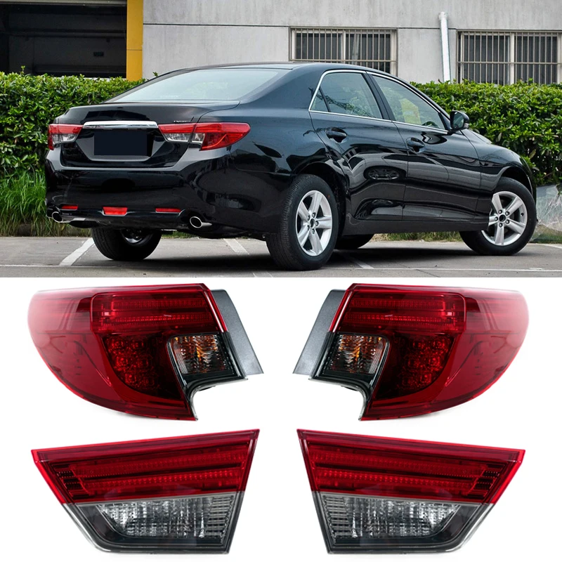 Rear Lights Assembly Accessories For Toyota Reiz 2013 2014 2015-2017 Mark X Tail Lamp  Rear Fog Lamps Turn Signal Brake Light