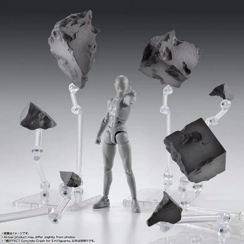 バンダイ-ソウルエフェクトシリーズ-グラベルアンドシャッターエフェクトパーツセット-shfおよびロボットスピリッツフィギュア用