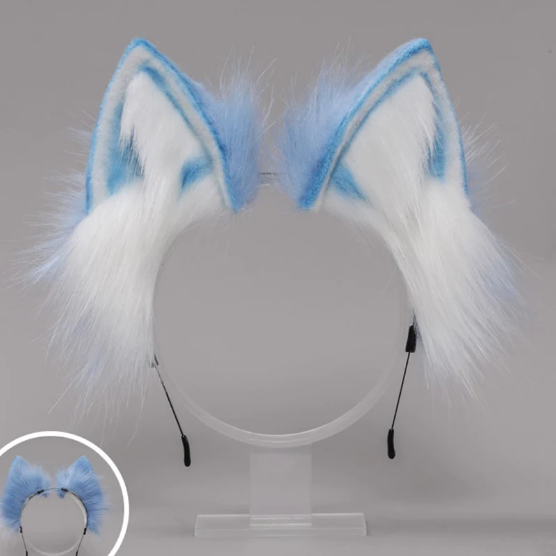 Cat Ears Headband Imitation Fur Animal Cosplay Props Lolita Headwear Carnival Halloween Party Performance Costume Accessories