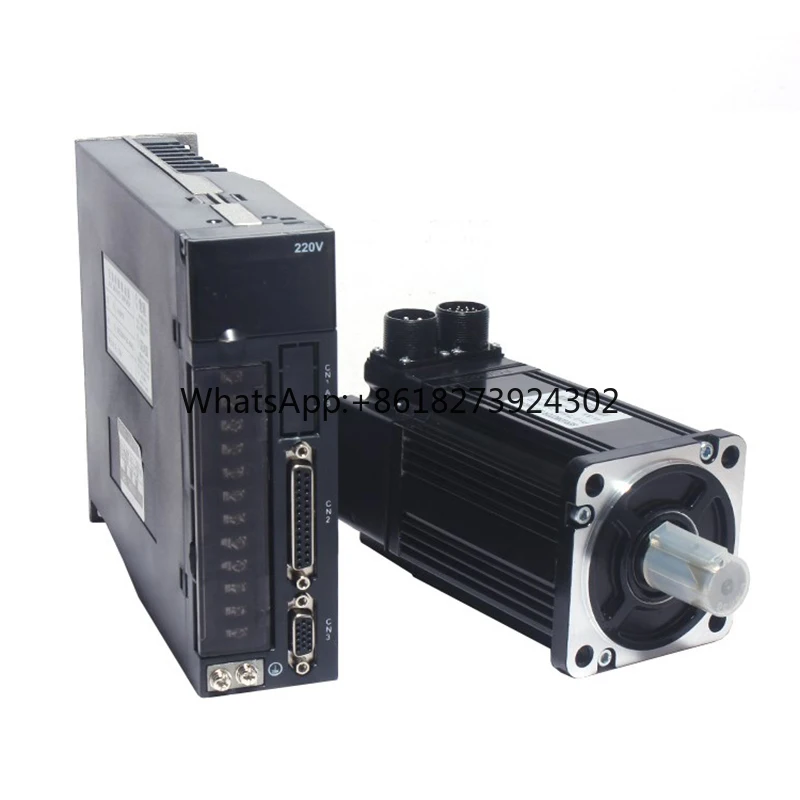 80 AC220V 1KW AC Servo Driver Kit 2500rpm 4.0NM 80ST-M04025 L=190mm AC Motor + A1-SVD-20A 2500PPR With 3M Cable