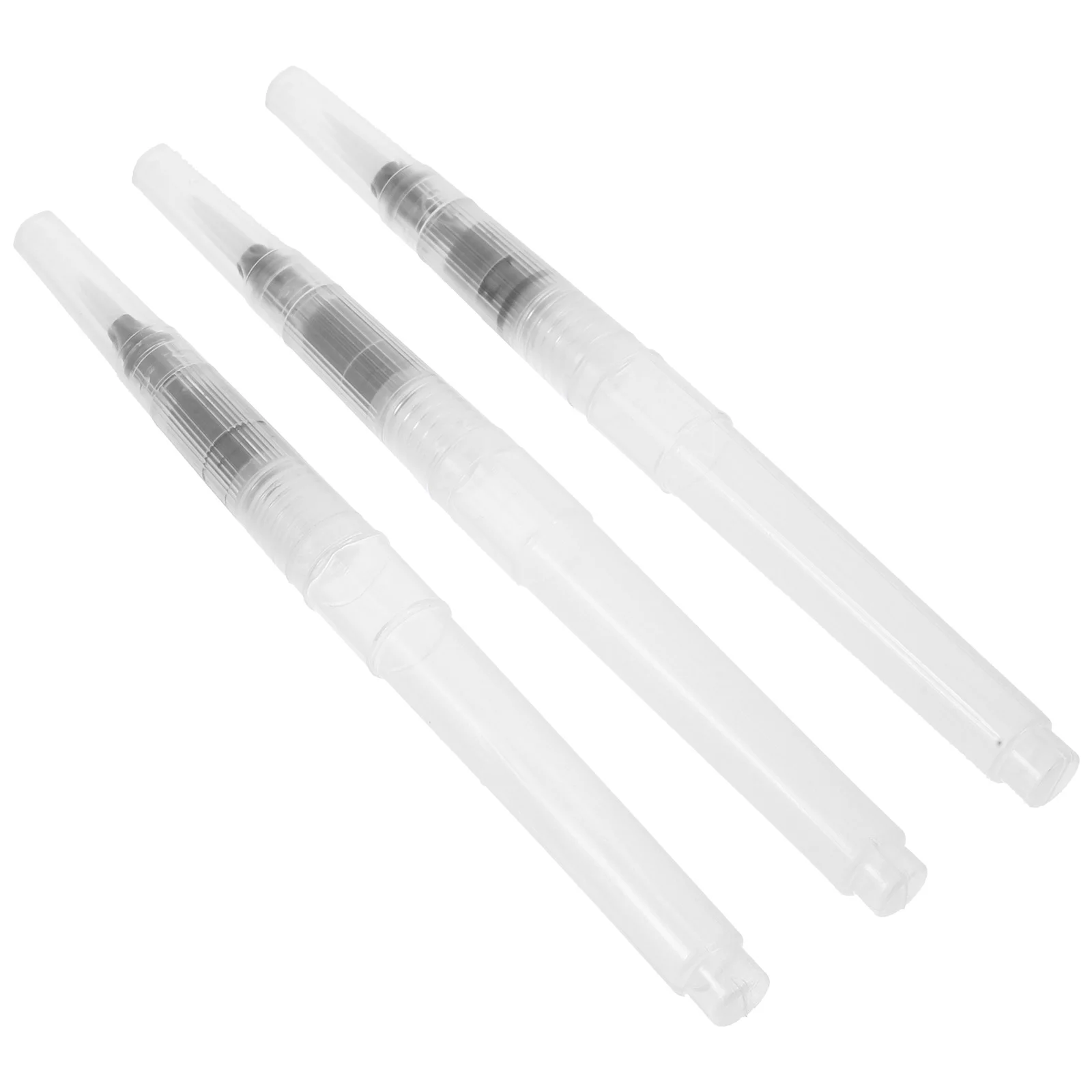 3 Pcs Pointy Supplies Refillable Watercolor Pens Brushes Watercolour Painting