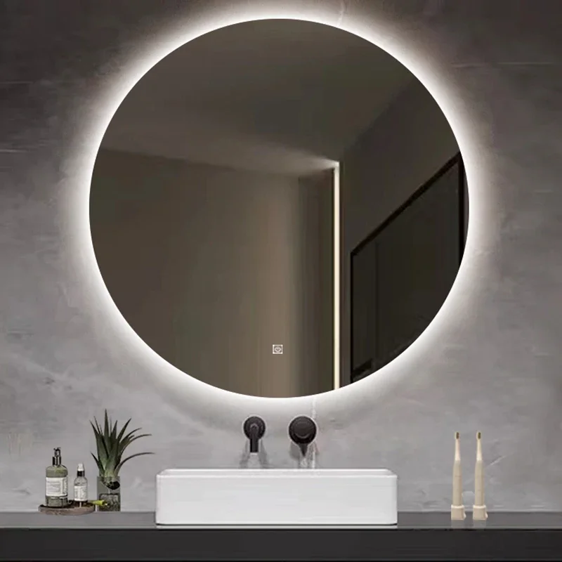 Espelhos grandes espelho de maquiagem irregular luz mesa estética decoração do quarto portátil decorativo moderno casa liquidação
