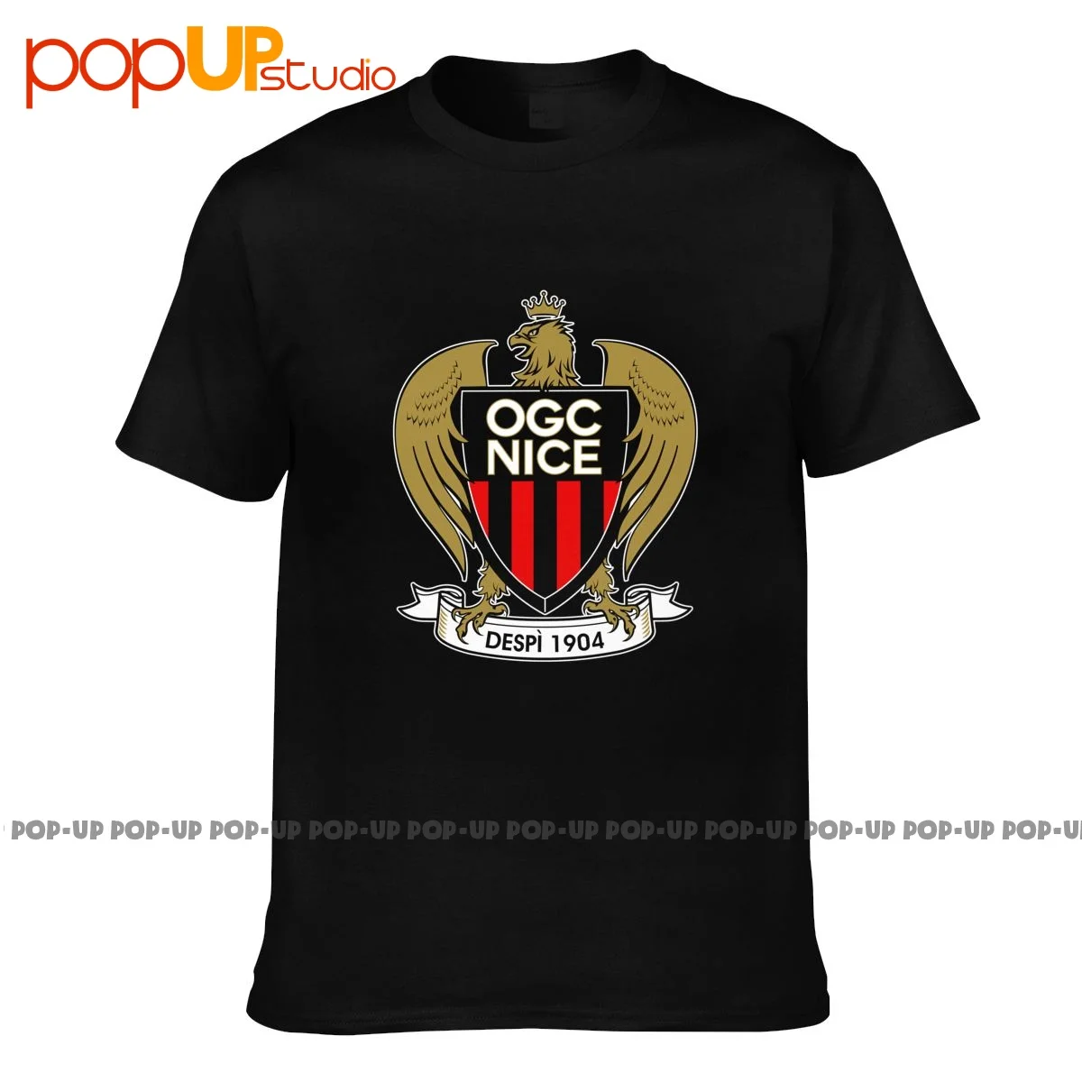 Ogc Nice Les Aiglons France Ligue Football Soccer T-shirt Tee Shirt New Trend Fashion Hot Deals