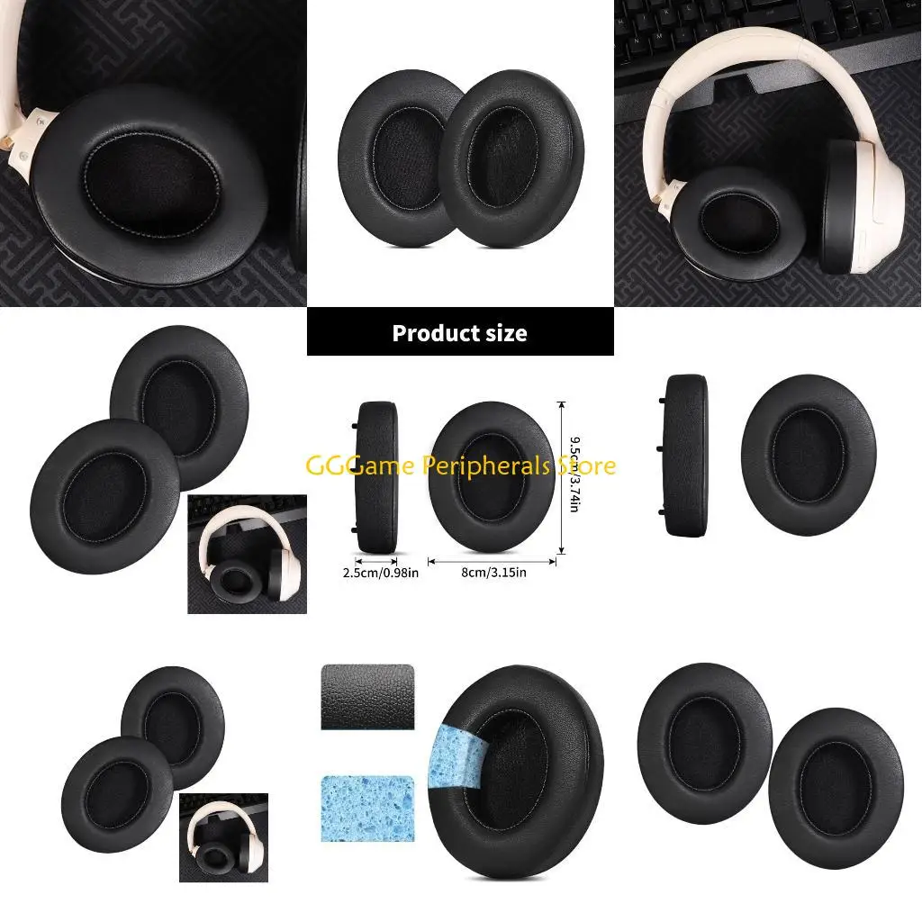 

U55B Ear Pad Earphone Cushion Repair Accessory for Head-mounted Headphone